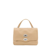 Zanellato Beige Calf Leather Bos Taurus Shoulder Bag